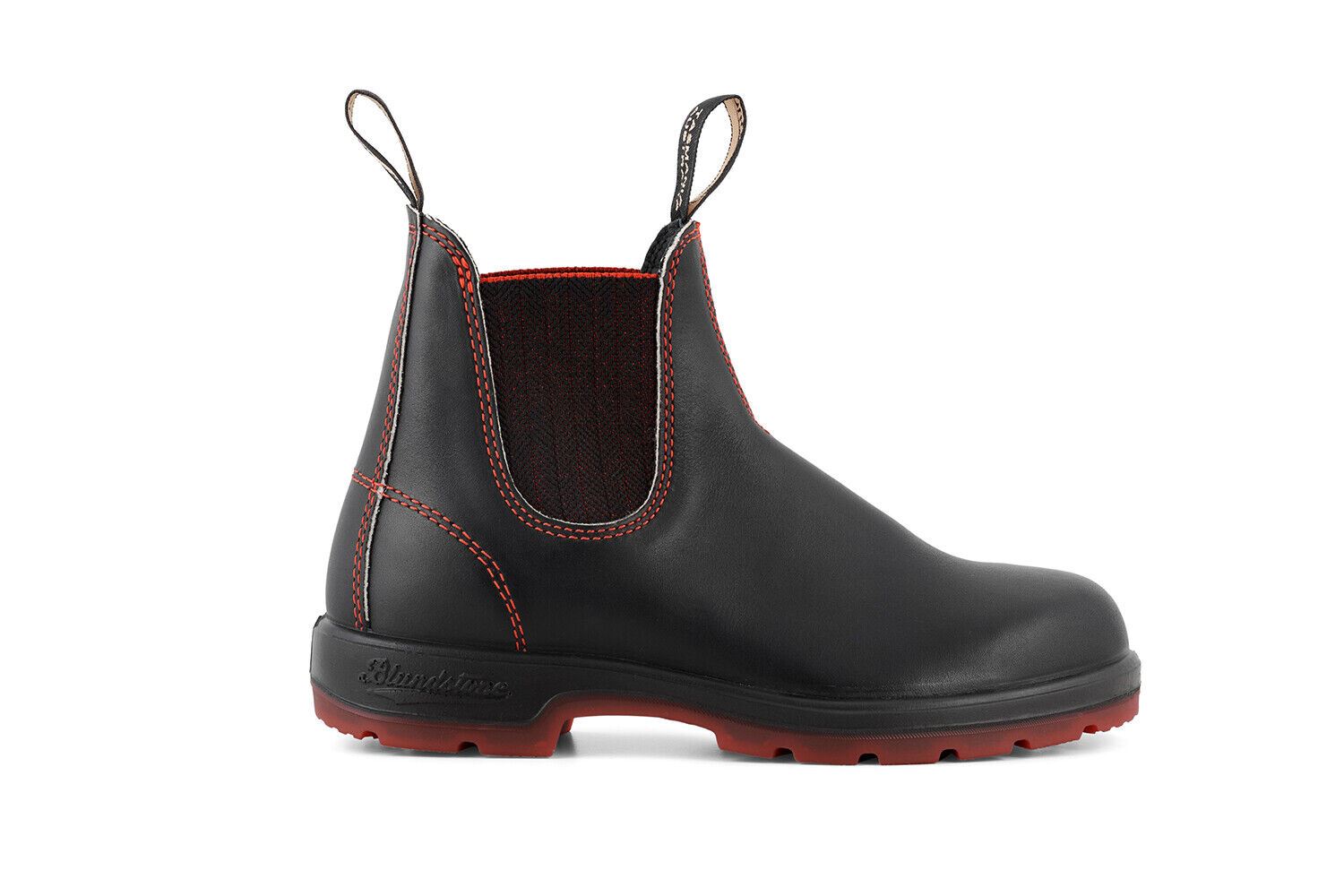 Blundstone 1316 Heritage Black Red Chelsea Boot Upperclass Fashions