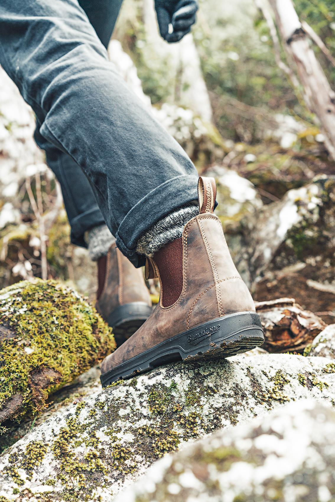 Blundstone 1944 Rustic Brown Mustard Chelsea Boot Upperclass