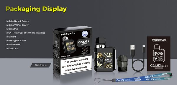 FreeMax Galex Nano 2 Packaging