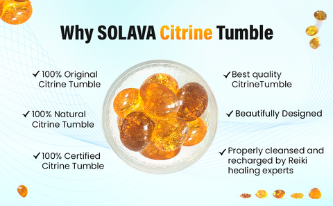 citrine, yellow citrine tumble