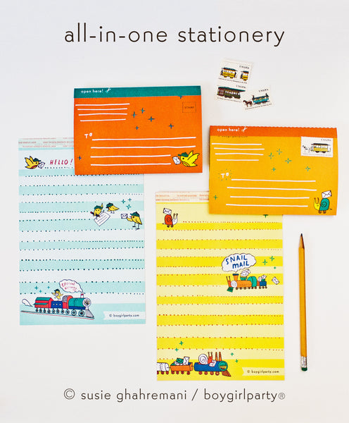 snail mail stationery set