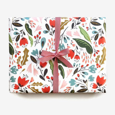 floral gift wrap