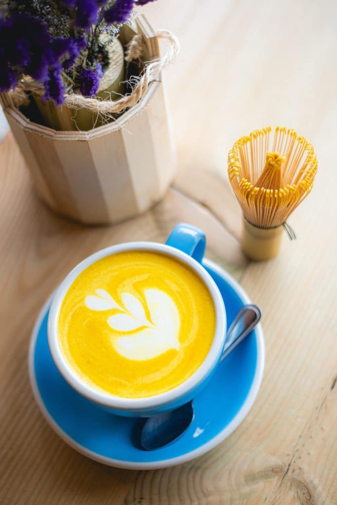 Turmeric latte.