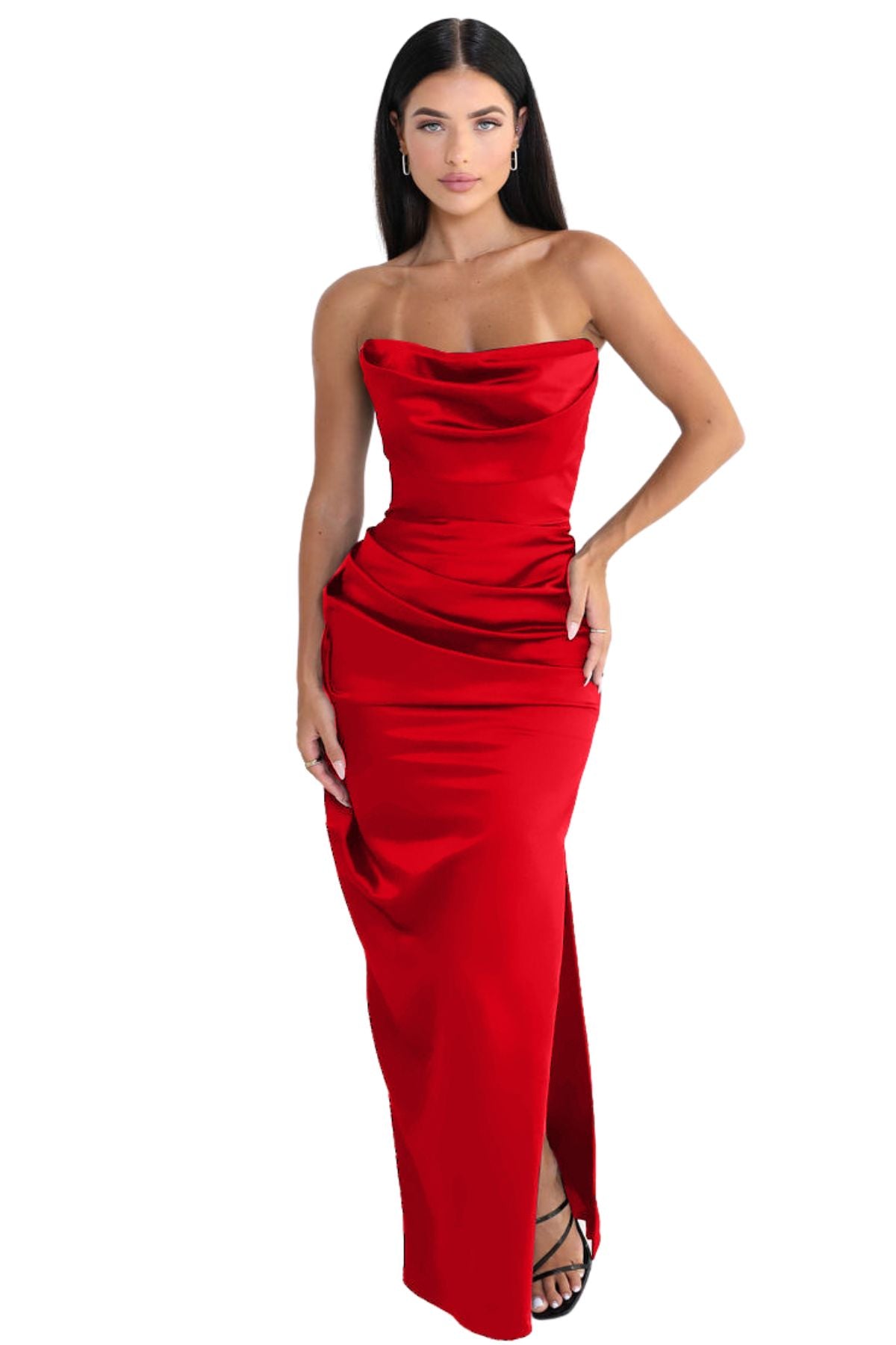 HOUSE OF CB Charmaine Corset Gown (Black) - RRP $389