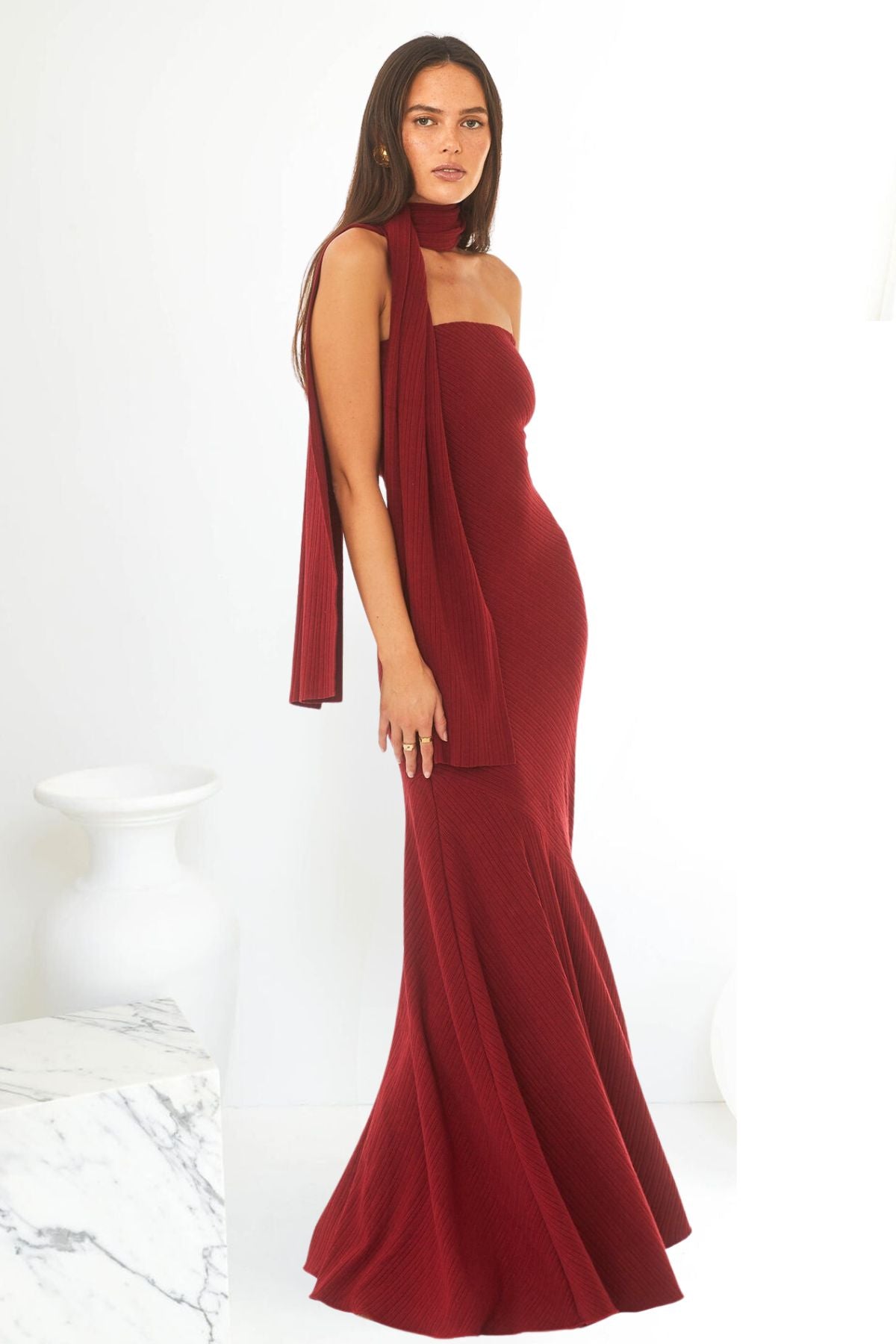 Burgundy Wedding Guests Dresses For Hire - Dress For A Night