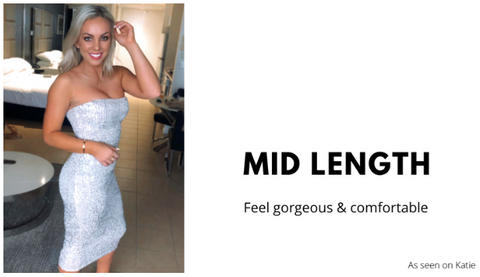 Hire mid length dress