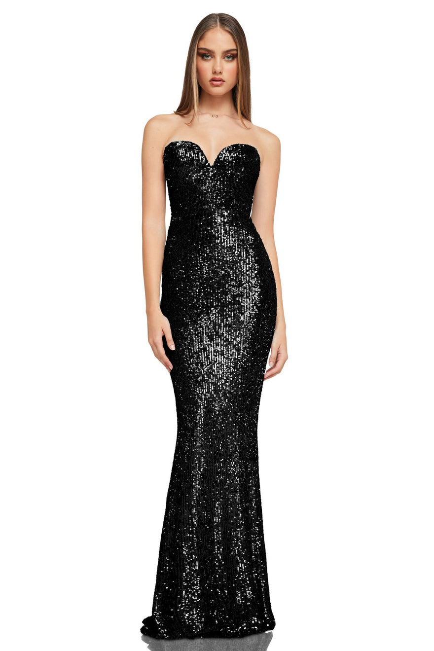 Nookie - Lumiere Gown (Black) | All The Dresses