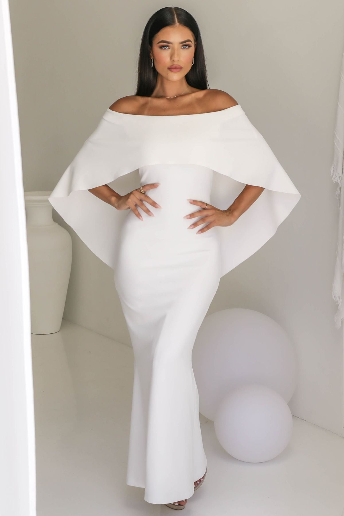 PASDUCHAS Composure Gown (Ivory White) - RRP $389