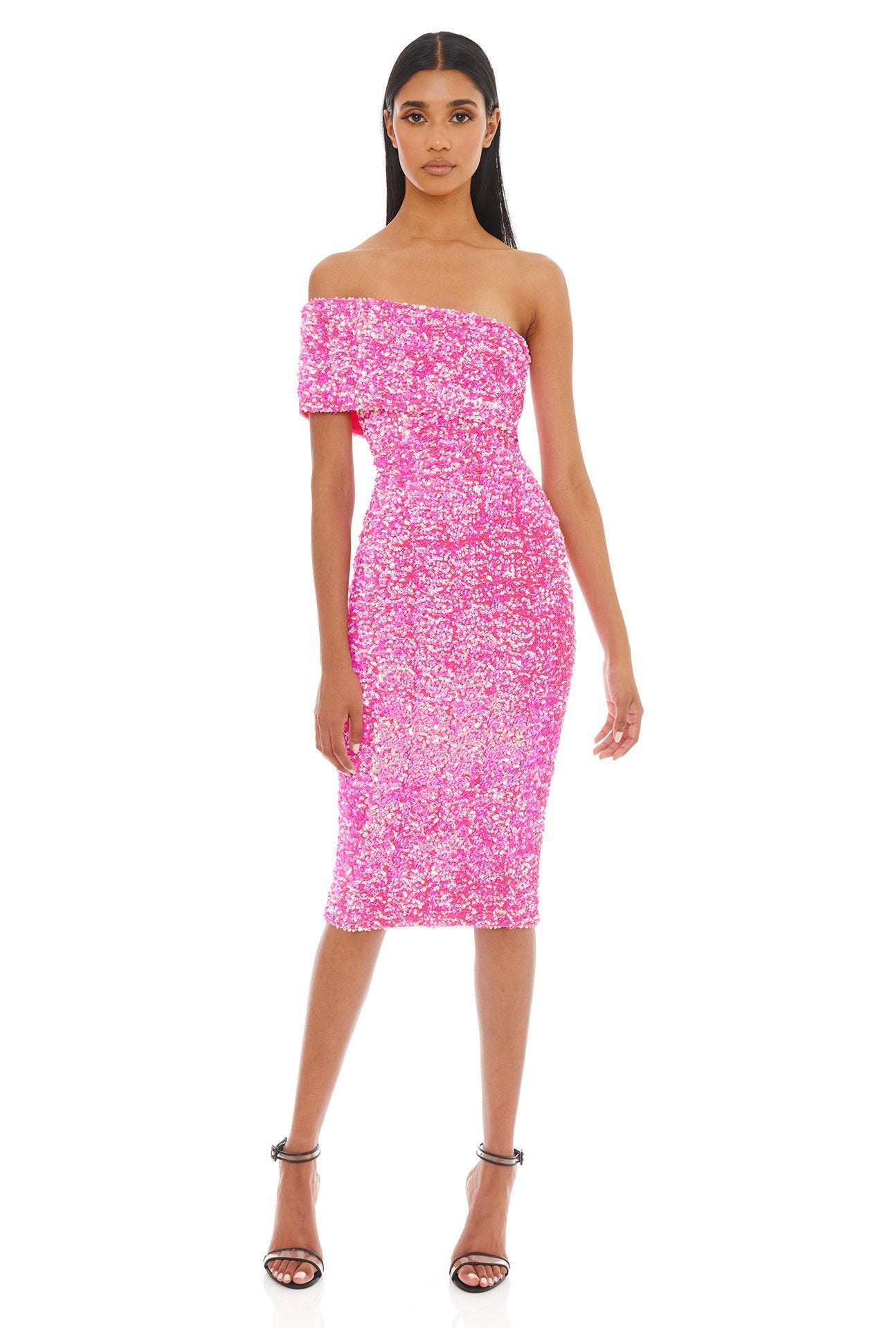 Bandage Gown - Pink – Book My Look Brisbane