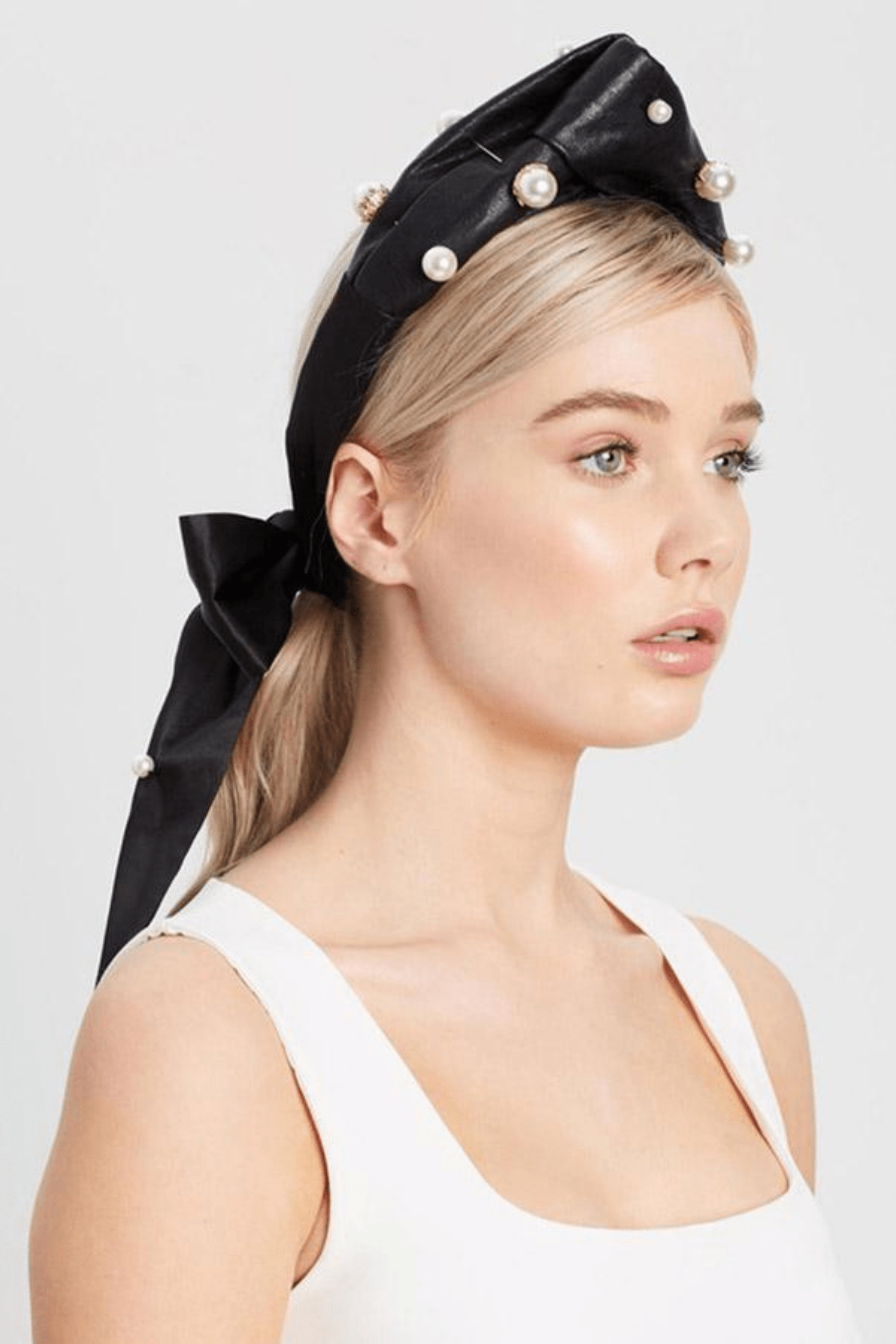 HEATHER MCDOWALL Clara Headpiece (Black)