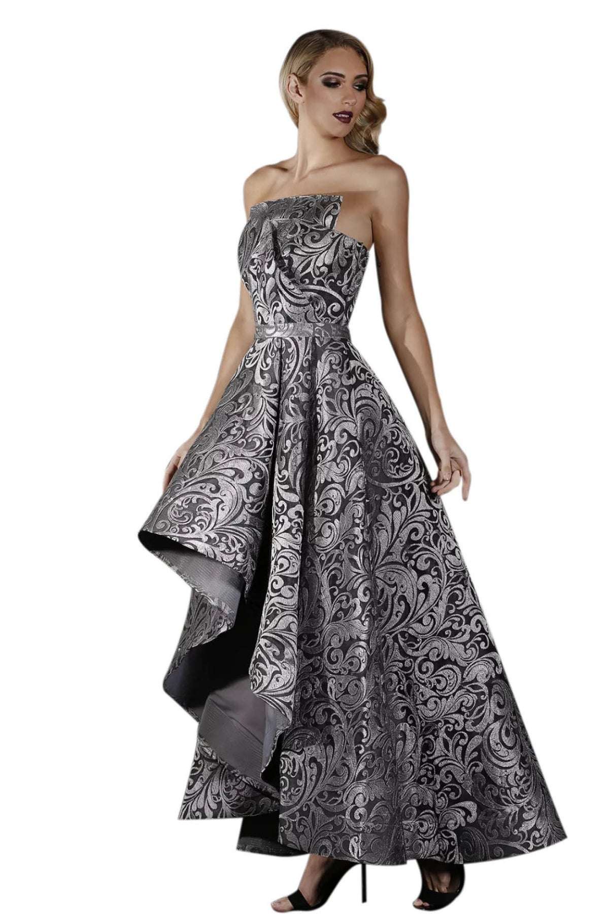 JADORE Scandal Gown J9076 (Silver) - RRP $605