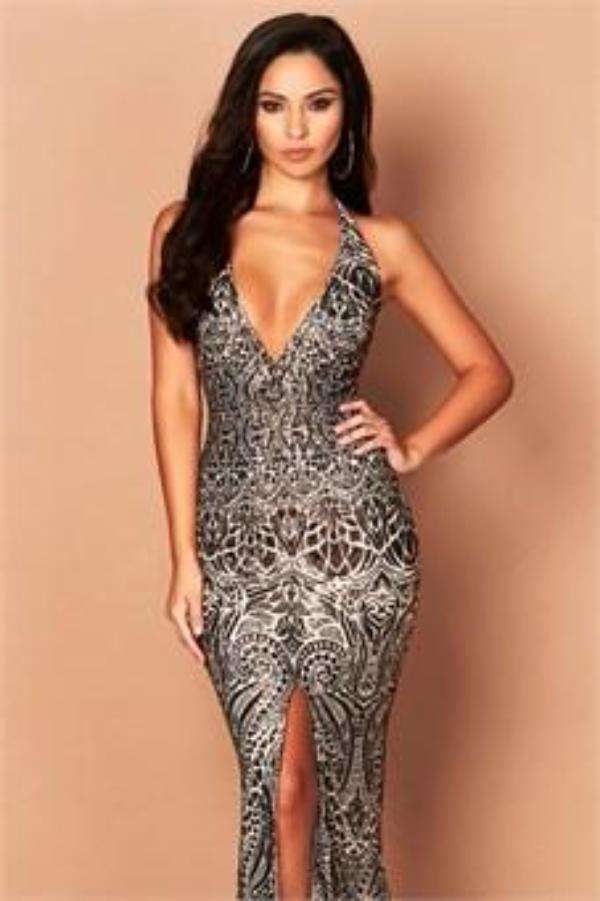 BUY IT NOOKIE Shanina Plunge Gown (Bronze)