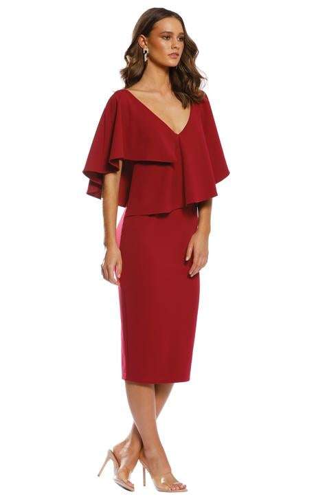 BUY IT PASDUCHAS Canopy Midi Dress (Ruby)