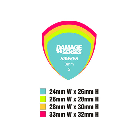 Hawker Pick Size Chart