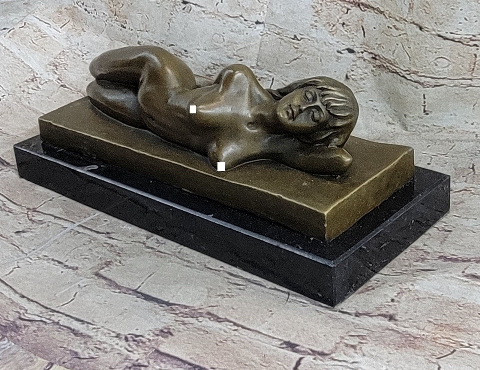 Hand Made Nude Female Bust by French Artist Jean Patoue Classic Artwor