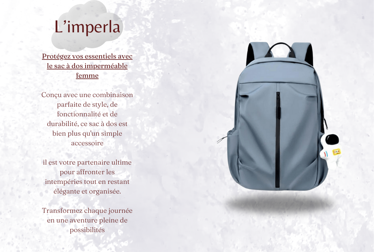 sac à dos imperméable femme