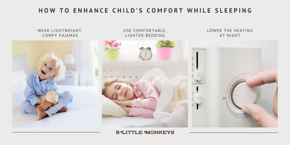how to enhance child comfort while asleep