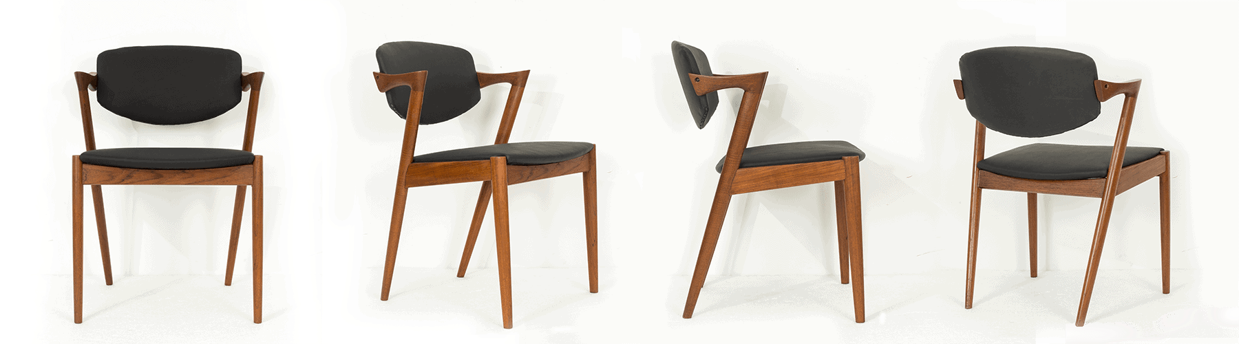 Kai Kristiansen Z dining chairs (Model 42)