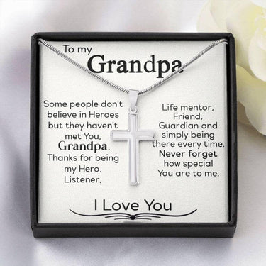Grandfather Necklace, Gift To My Grandpa Necklace For Father'S Day