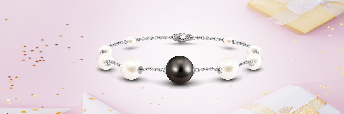 Try A Never Go Out Of Style Black Pearl Bracelet