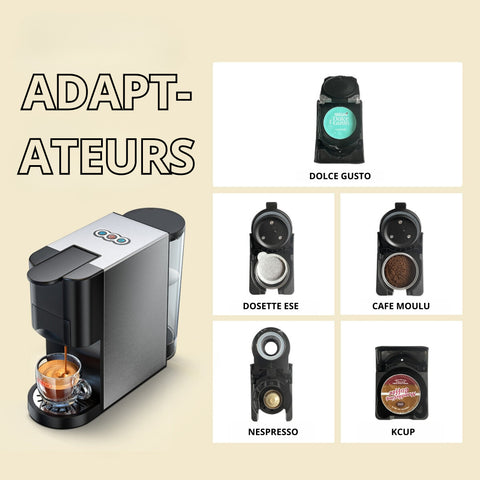 adaptateurs capsules cafe machine