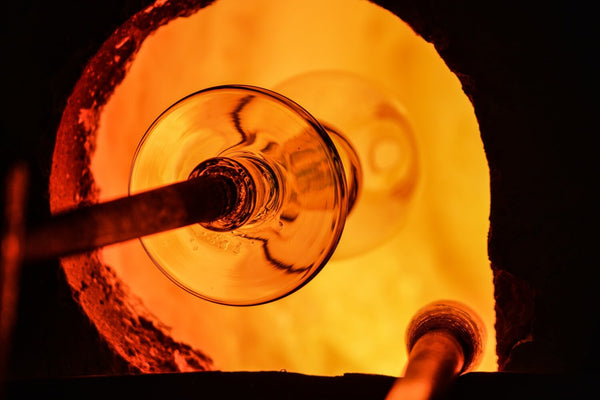 handblown wine glass in ireland