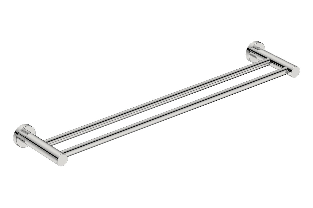 4600 Series Double Towel Rail Polished 650mm