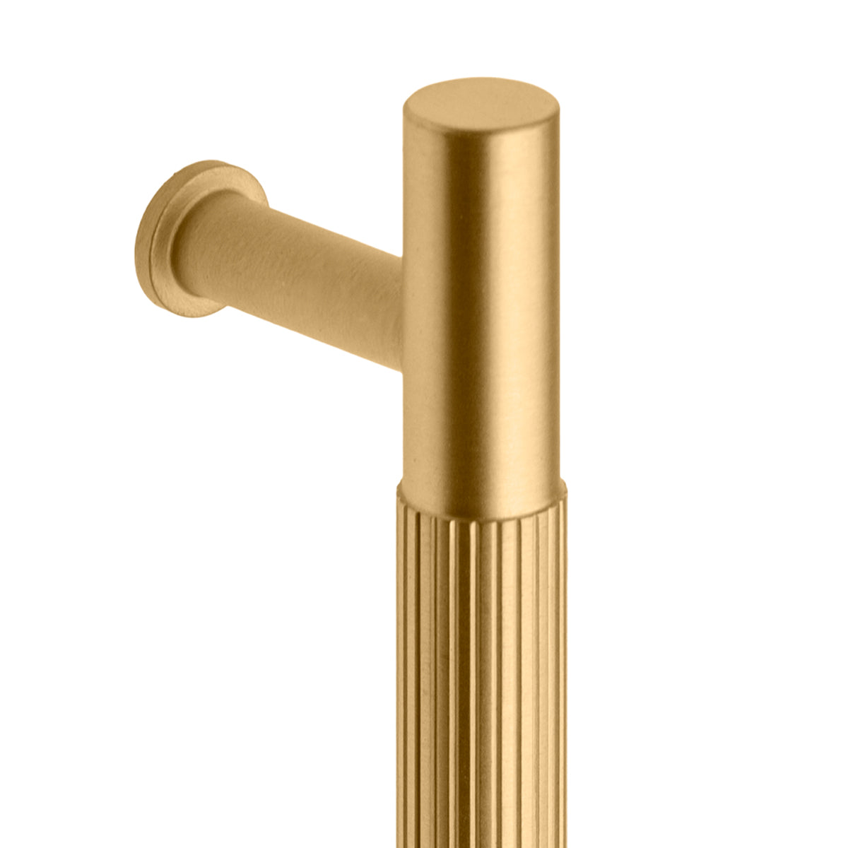 Lines 18mm T-bar cabinet handle 320mm ctc satin brass