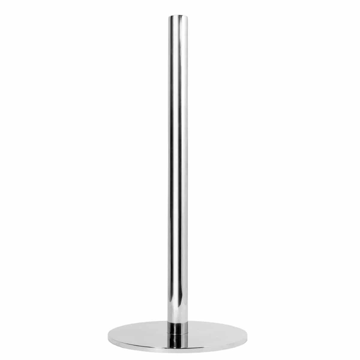 Free Standing Dble Spare Rnd Polished