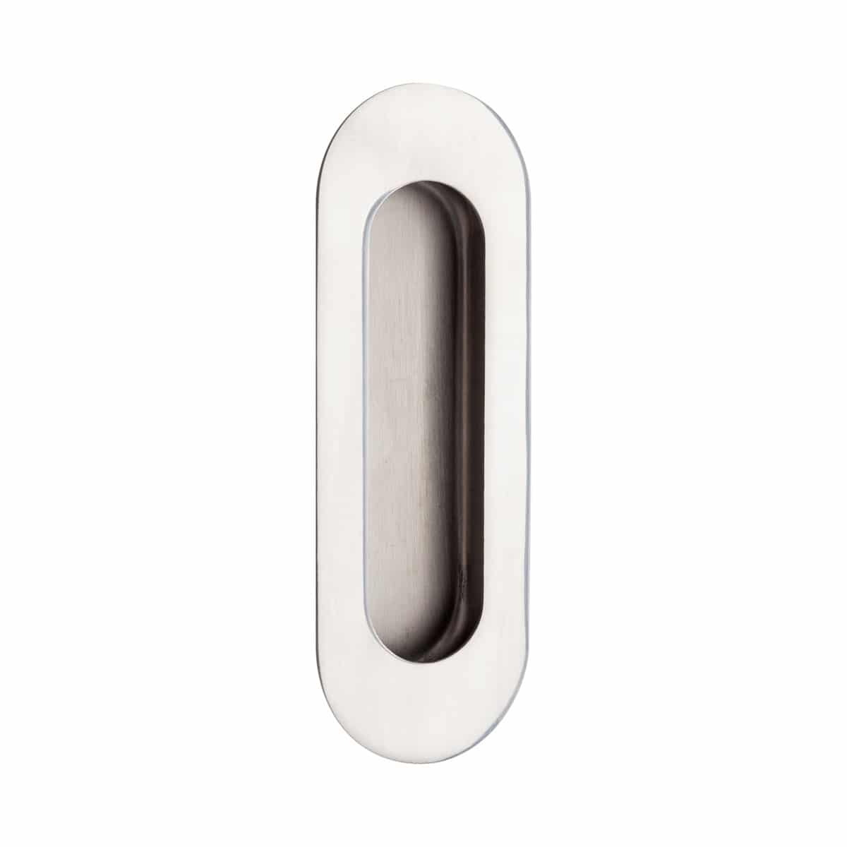 Flush Handle Polished Stainless 120x40mm