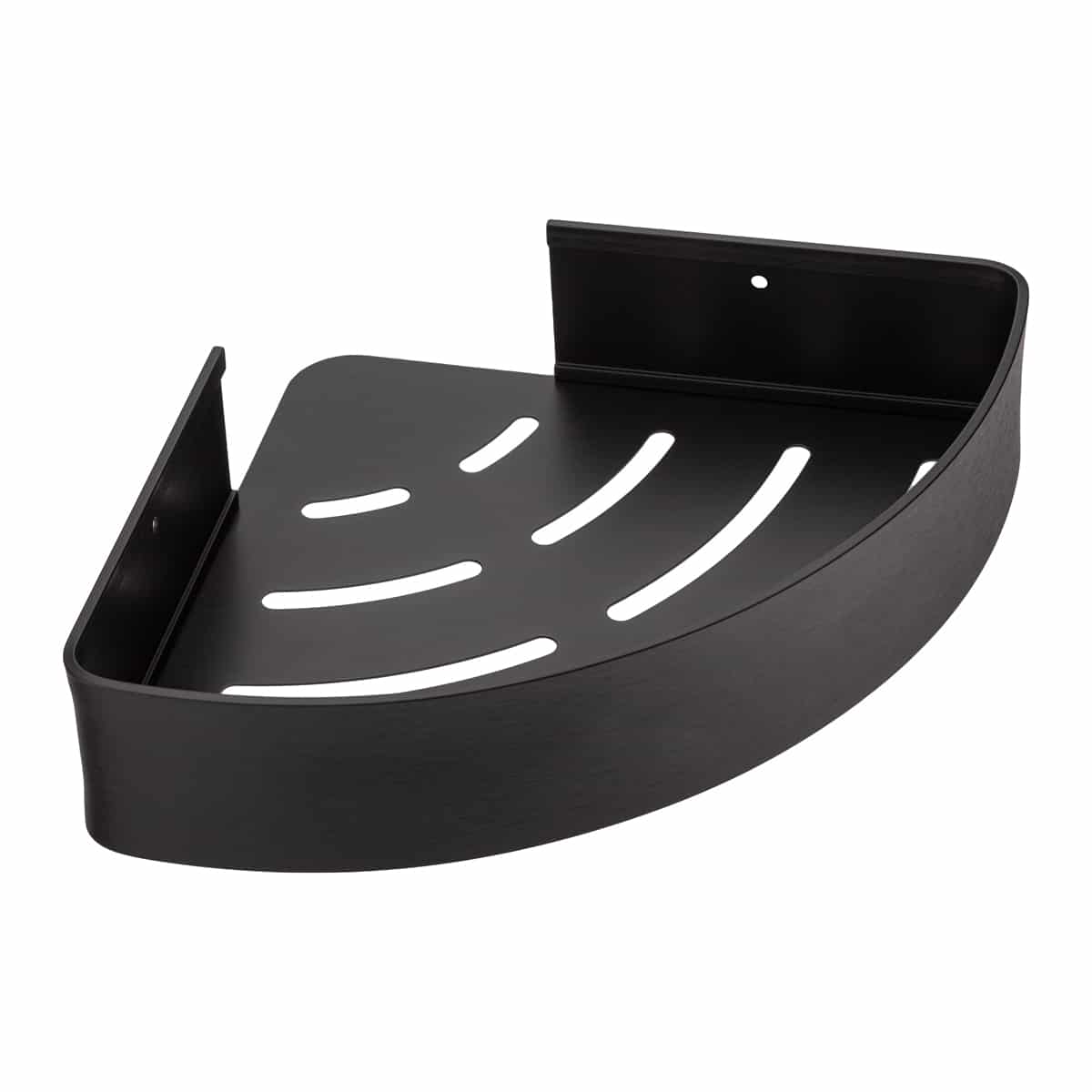 Onyx Corner Shower Shelf Black