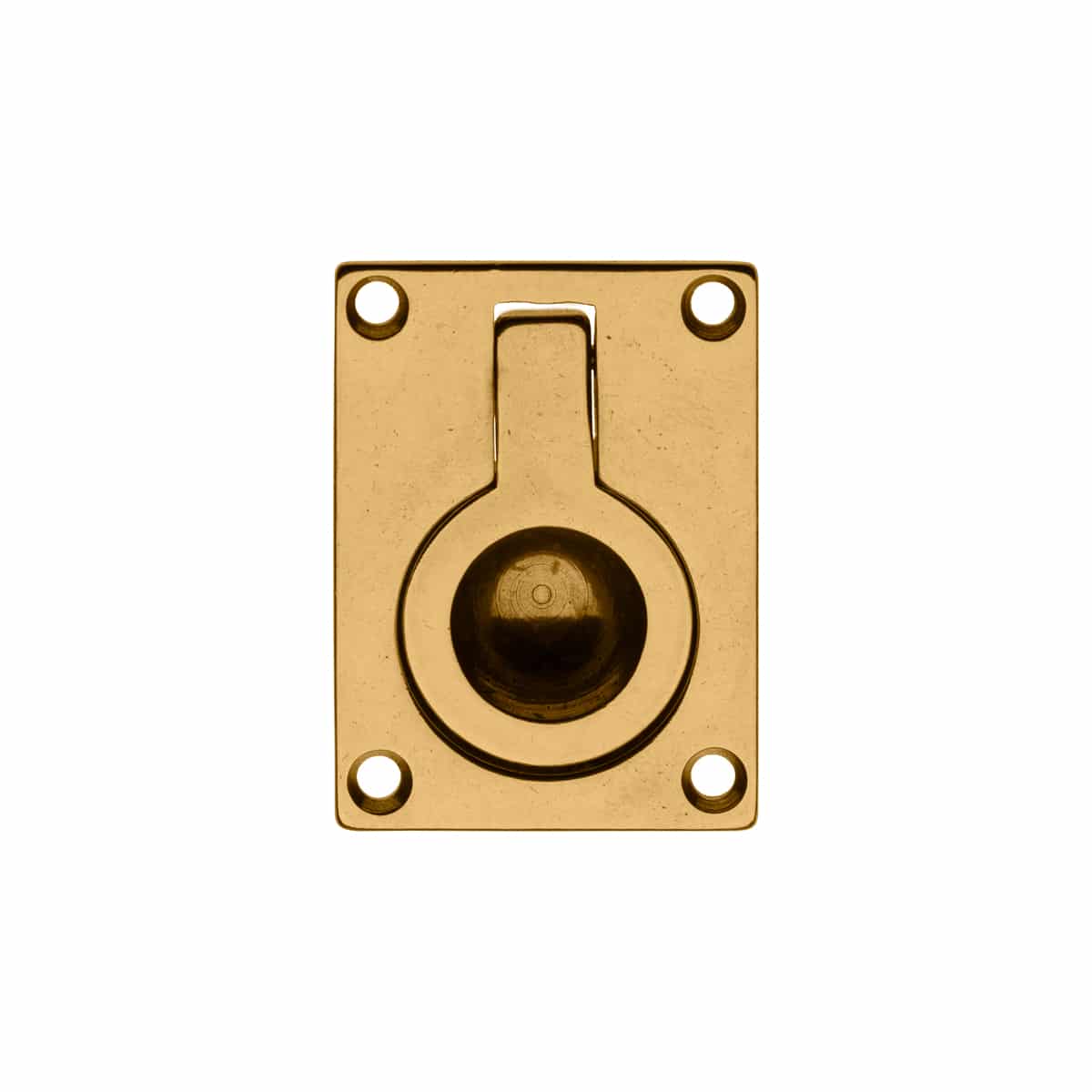 Flush Ring Brass 38x50mm