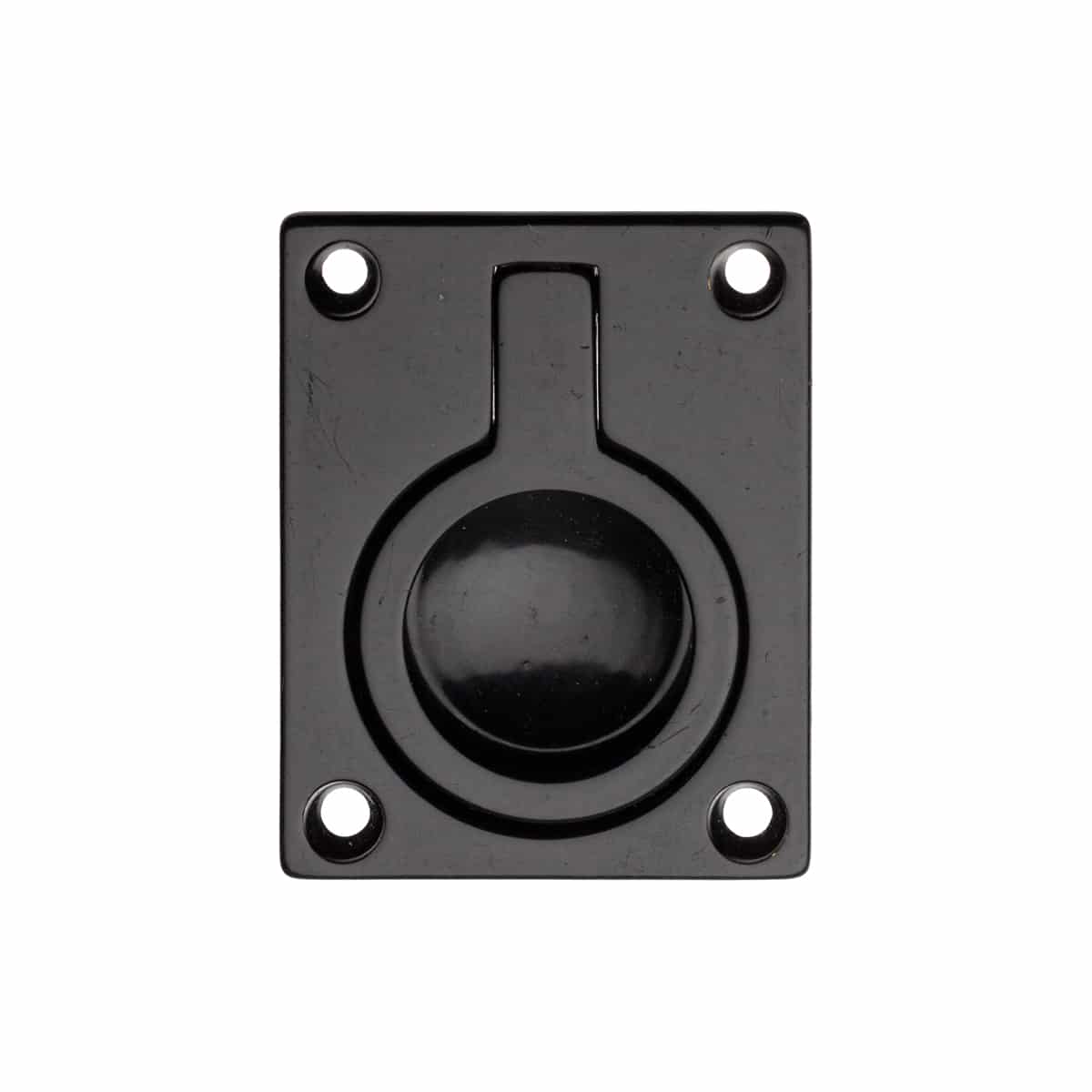 Flush Ring Black 50x63mm