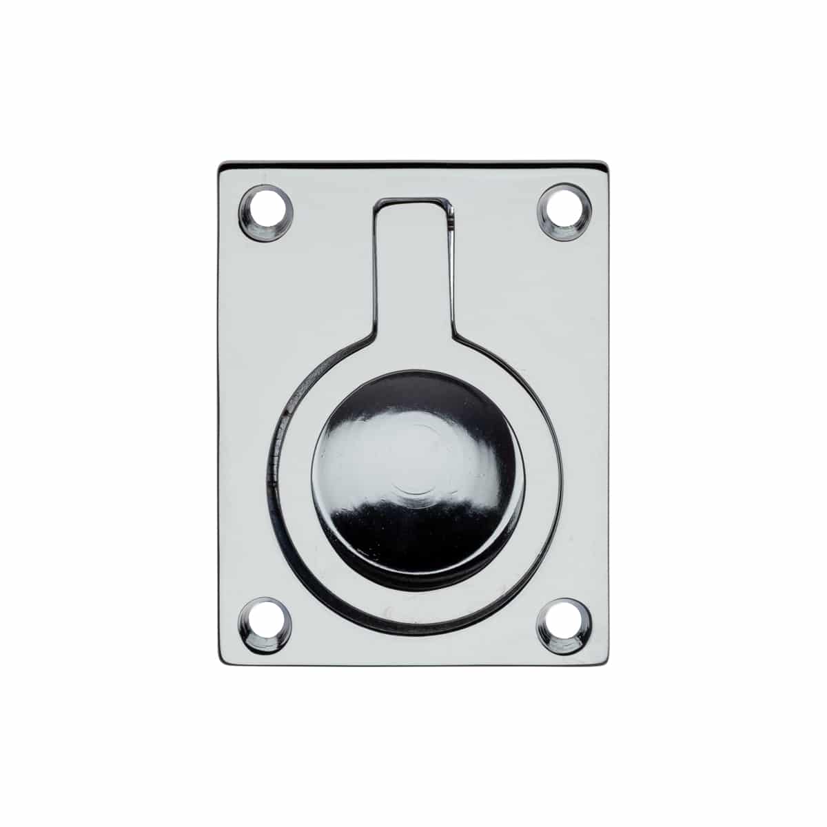 FLUSH RING CHROME 50mm x 63mm