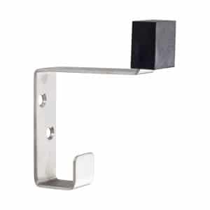 BUFFERED COAT HOOK STAINLESS STEEL