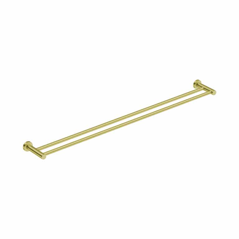 4600 Series Double Towel Rail Champagne Gold 1100mm