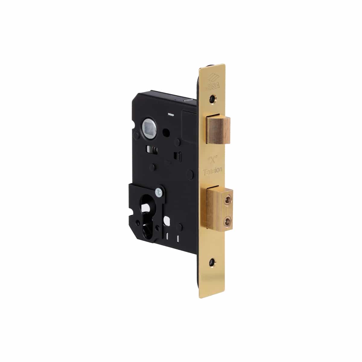 Cisa Cyl Latch And Dead Lock Brass