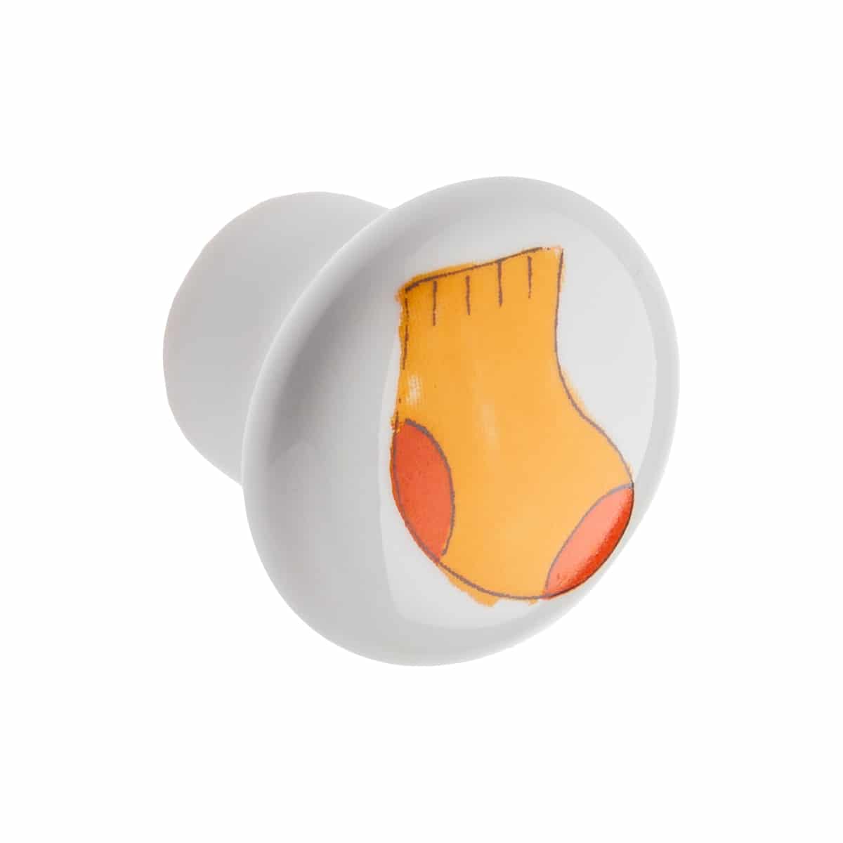 Knob Orange Sock 36mm Ea