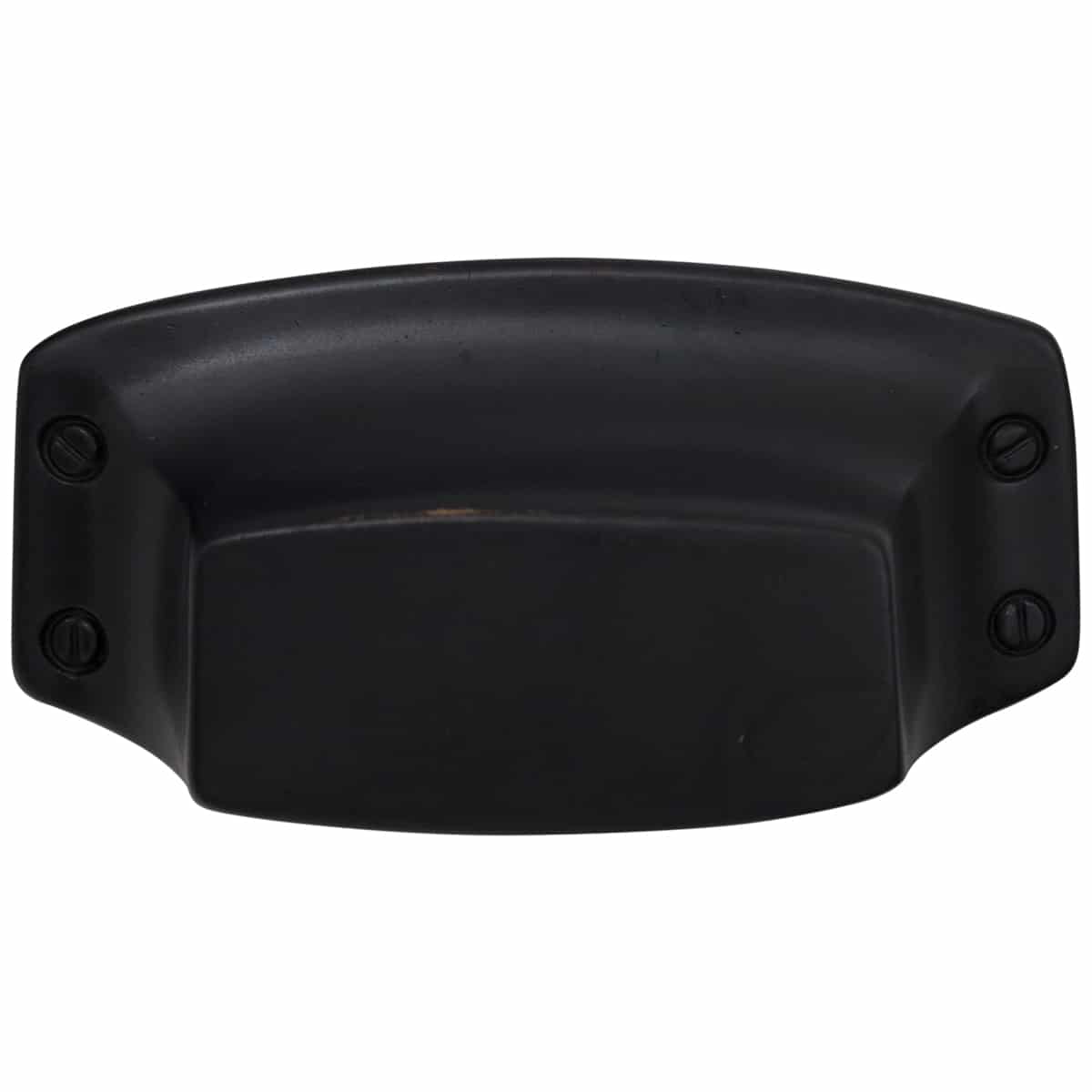 Square Cup Handle Traditional Black 64mm