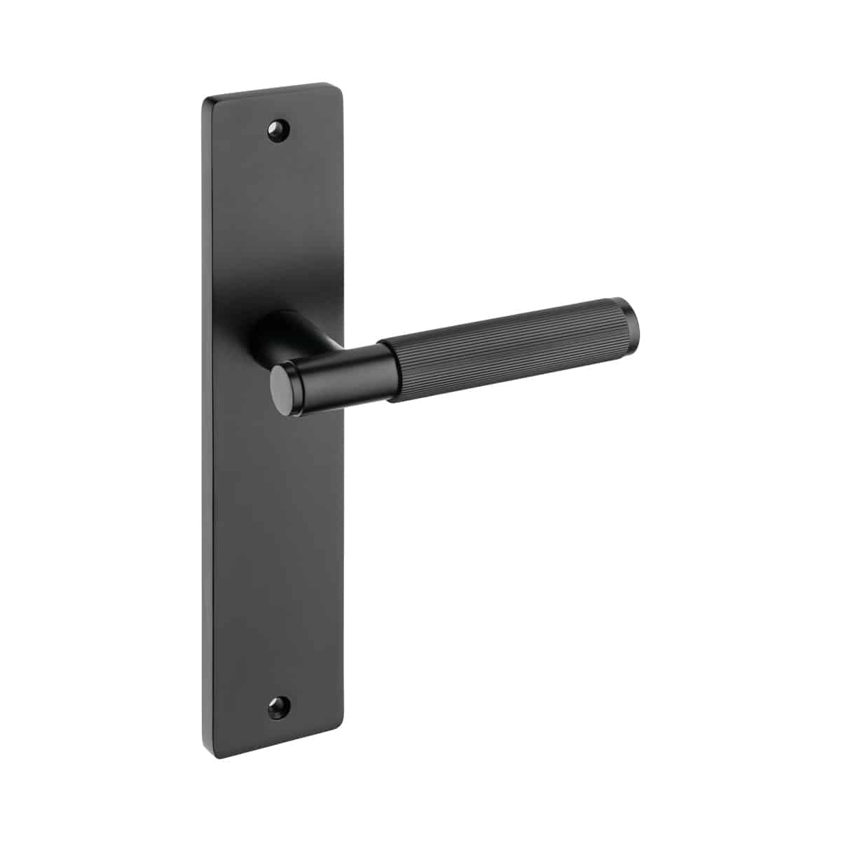 Lines Lever On Backplate Black