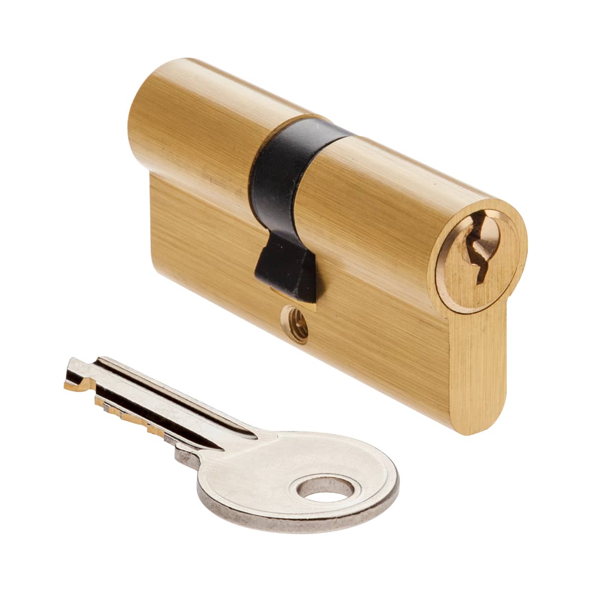 EURO DBLE CYLINDER SATIN BRASS 70mm