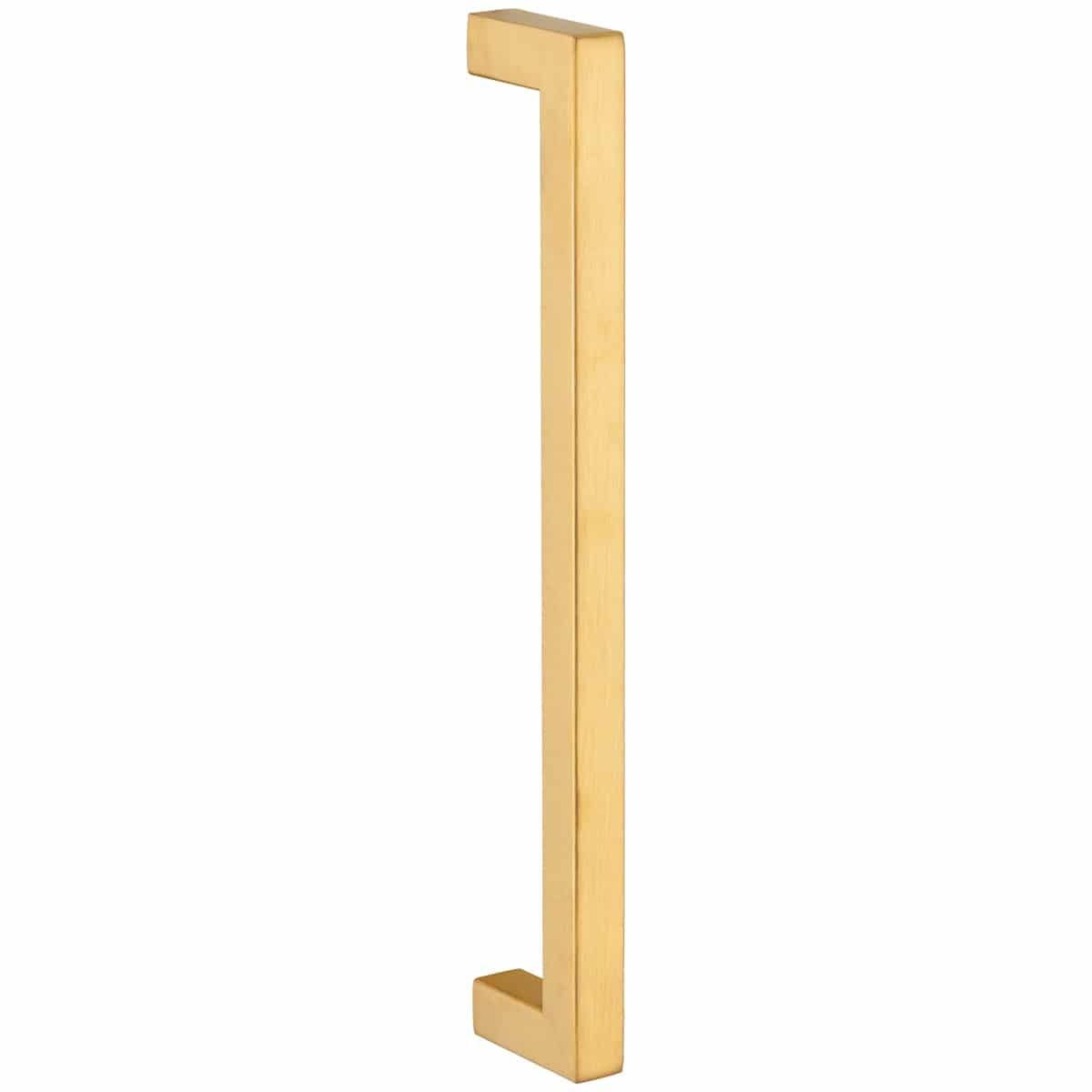 Square Handle Satin Brass 204mm