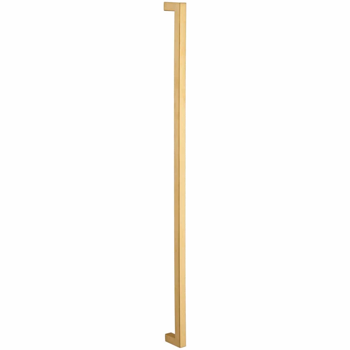 Square Handle Satin Brass 492mm