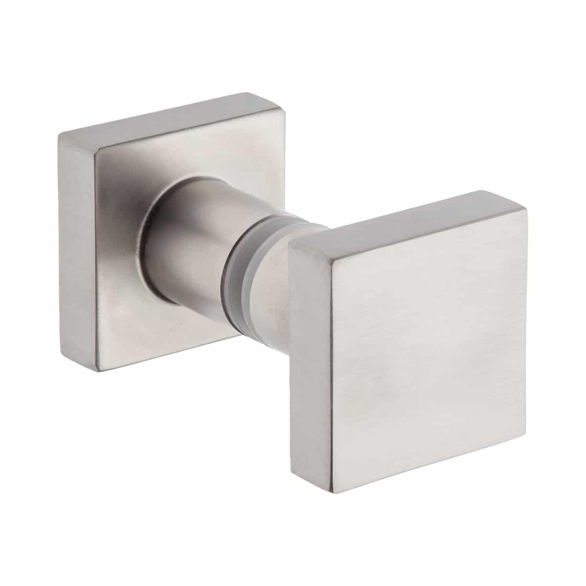 Shower Knob Square Brushed Stainless Steel 35x35x30