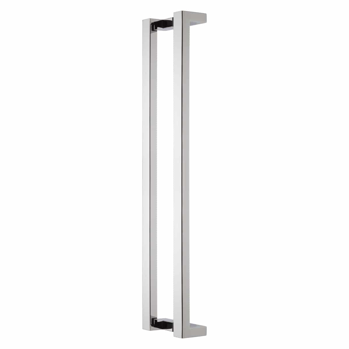 Square Offset Pull Handle Polished Stainless 1025mm