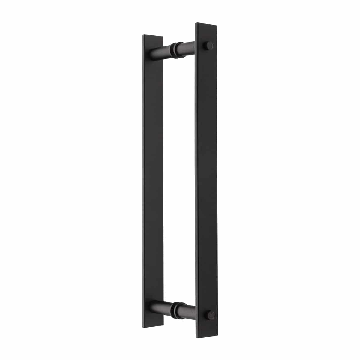 Square Barn Pull Handle Black