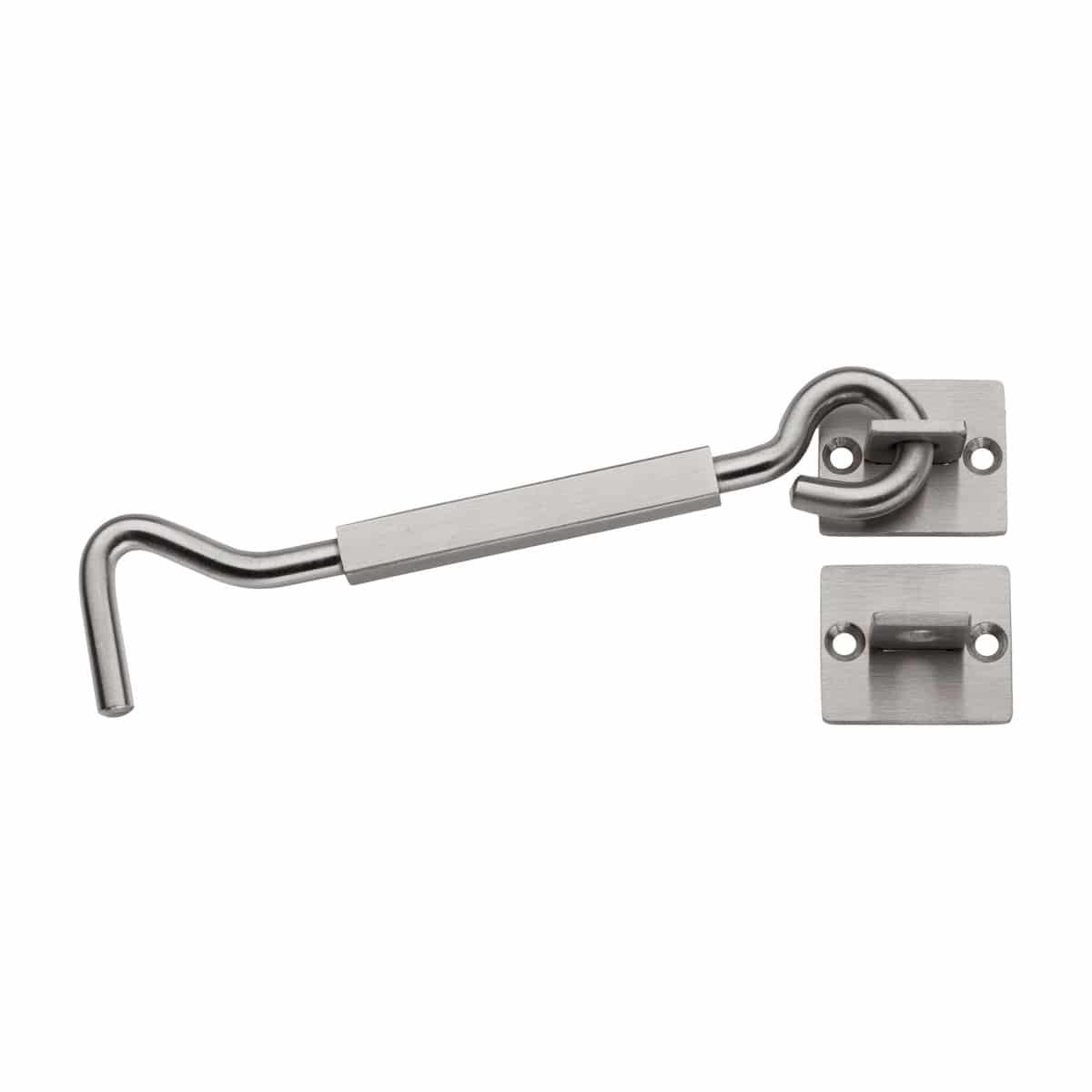 Brushed stainless steel cabin hook