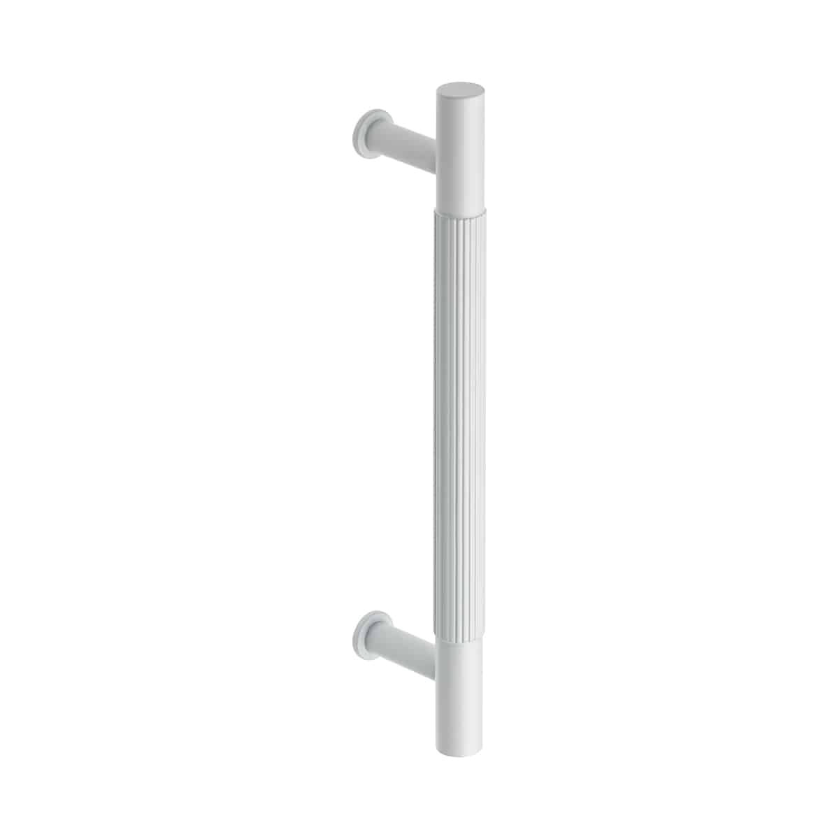 LINEAR T HANDLE 166x12mm WHITE CTC 128mm