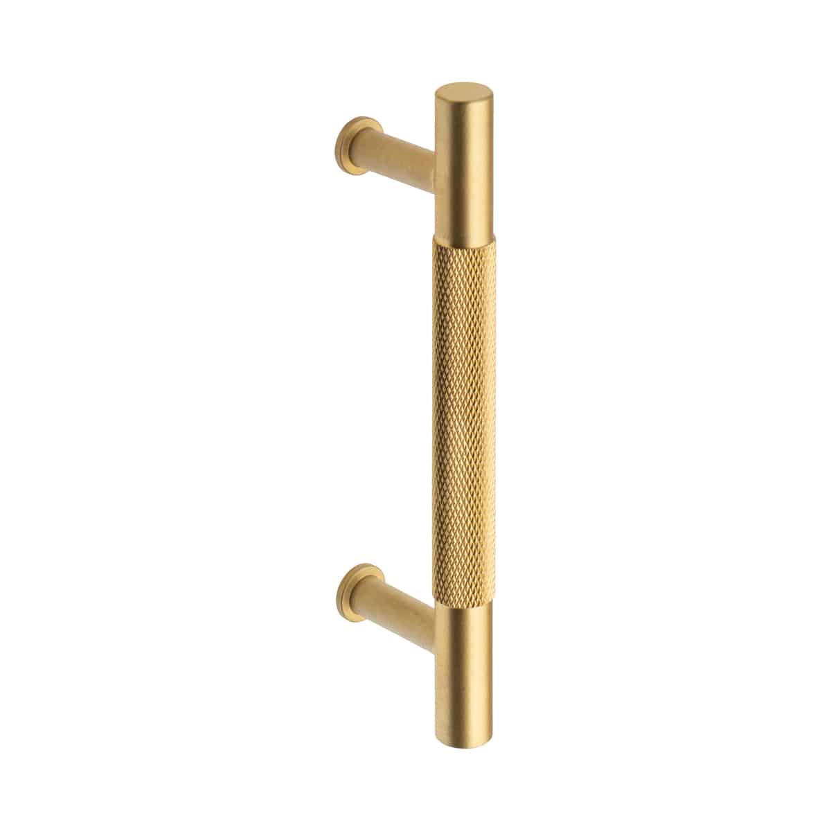 Knurled T Handle Satin Brass 134mm