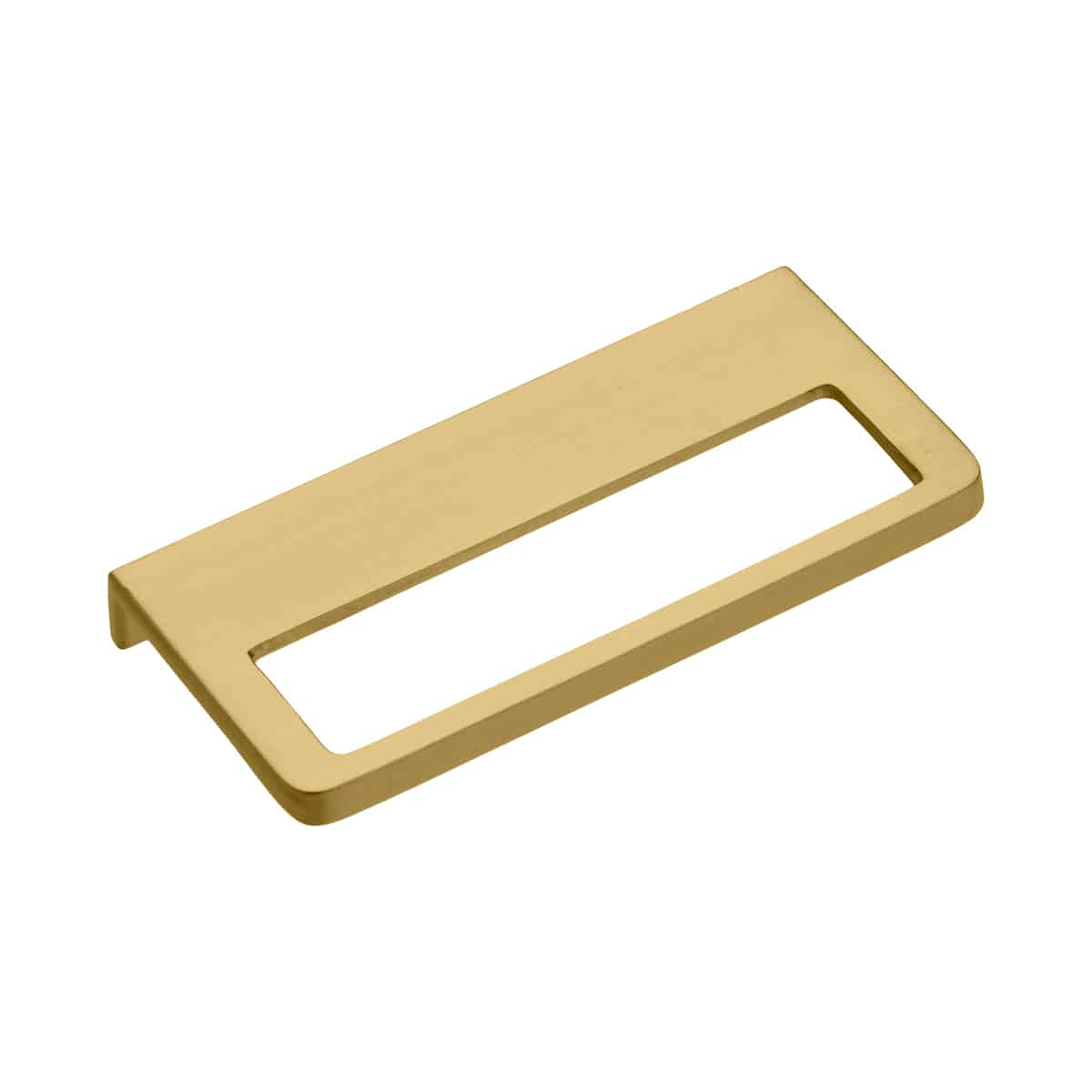 Lip Pull Handle Satin Brass 100mm